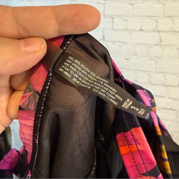 Torrid Purple and Pink One Piece Swim size 3 - Picture 9 of 9